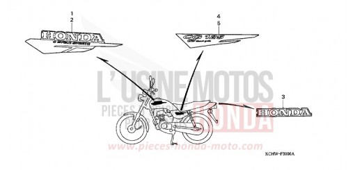 STREIFEN (1) CG125W de 1998